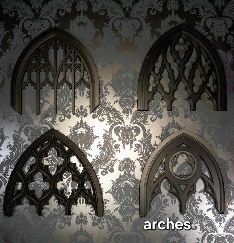 Gothic Gallery Wall Starter Kit - Dark Academia | Religious Altar ...
