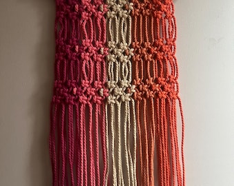Lesbian Pride Flag Wall Hanging  Sapphic