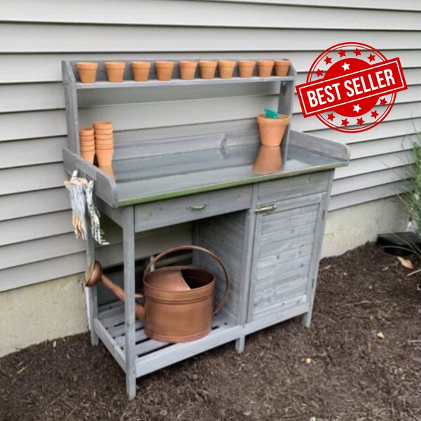 Potting Bench Etsy