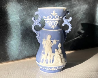 Blue Jasperware Porcelain Vase