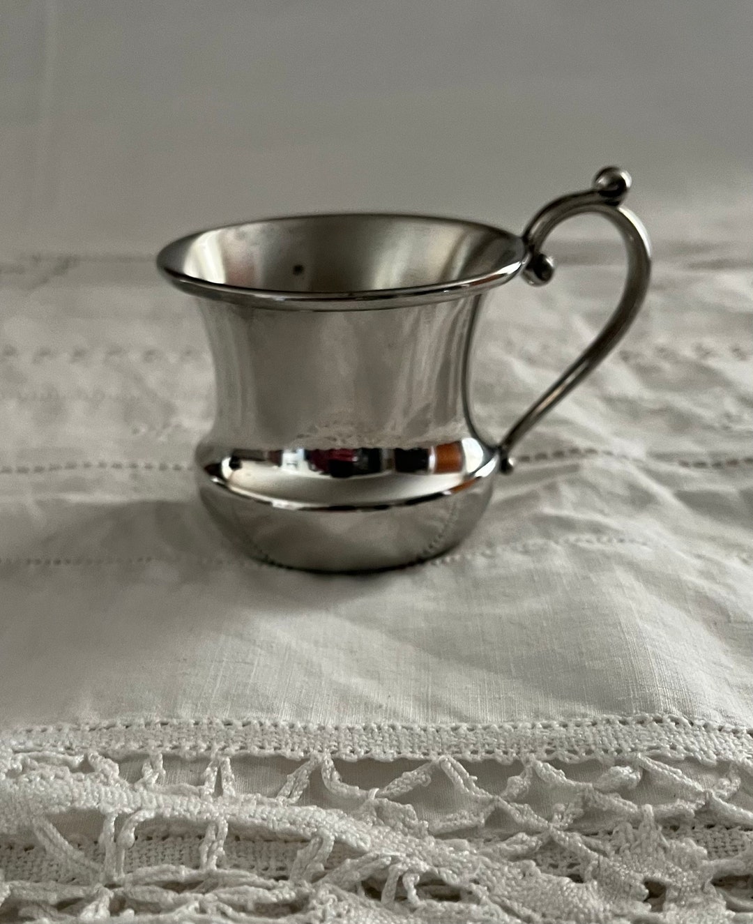 Kirk Stieff Pewter Baby Cup Etsy