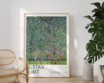 GUSTAV KLIMT,Pear tree 1903 ,Vintage Klimt Wall Art ,  Exhibition Klimt  Poster, Klimt Painting ,Printable Art, Digital Download.