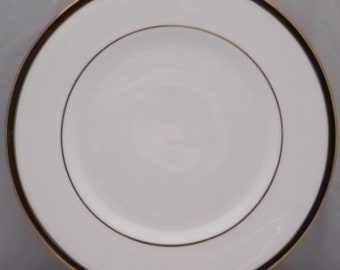 Set of 5 Minton Saturn Black Salad Plates