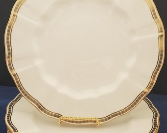 Set van 4 Royal Crown Derby Carlton Gold brood- en boterborden