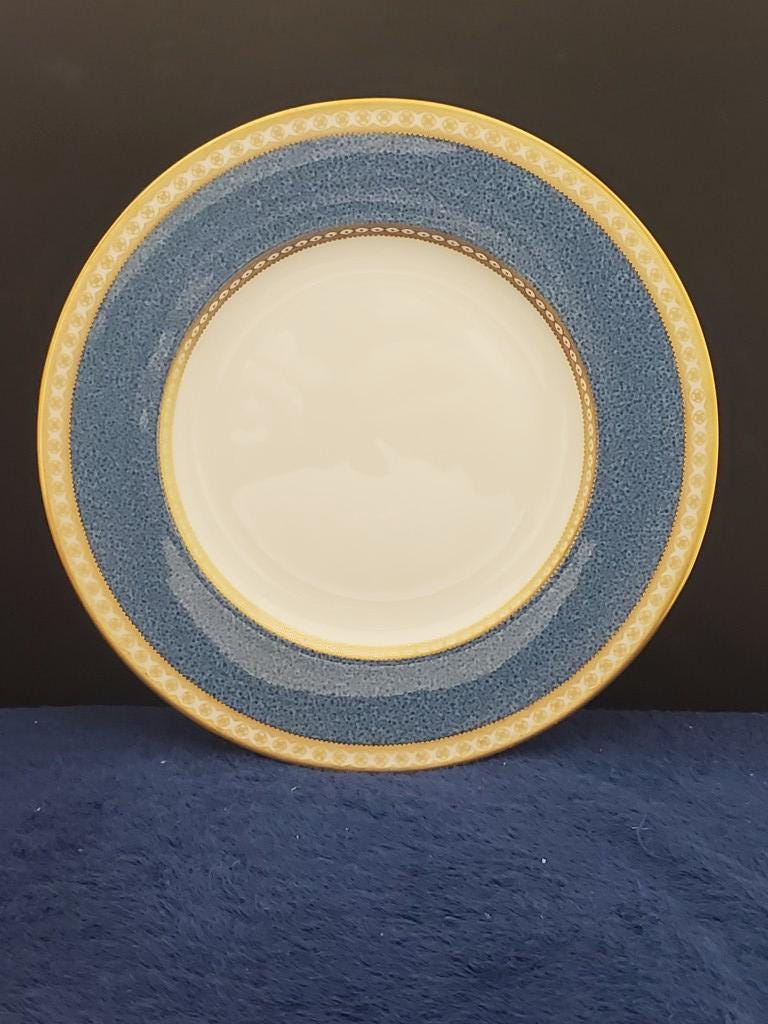 Wedgewood Ulander Powder Blue Plate x3