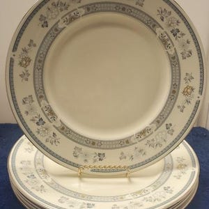 Set of 5 Minton Penrose Dinner Plates LK