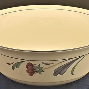 Lenox Poppies on Blue 8&quot; Round Vegetable Bowl