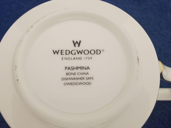 ４点 新品 ウェッジウッド パシュミナ カップ＆ソーサー 大皿 取り皿 ウェッジウッド パシュミナ ティーカップ＆ソーサー | 洋食器の