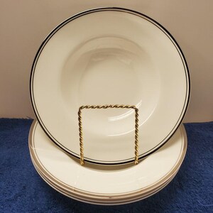 Set di 4 ciotole da zuppa Royal Doulton Platinum Concord Rim LK