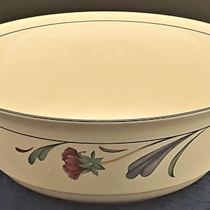 Lenox Poppies on Blue 8&quot; Round Vegetable Bowl