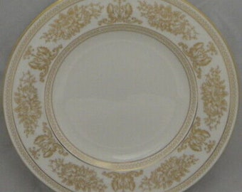 Juego de 4 platos llanos Wedgwood Columbia Gold