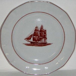 Juego de 3 platos de ensalada Wedgwood Flying Cloud-Rust