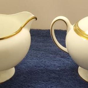Wedgwood California Milchkännchen und Zuckerdose mit Deckel