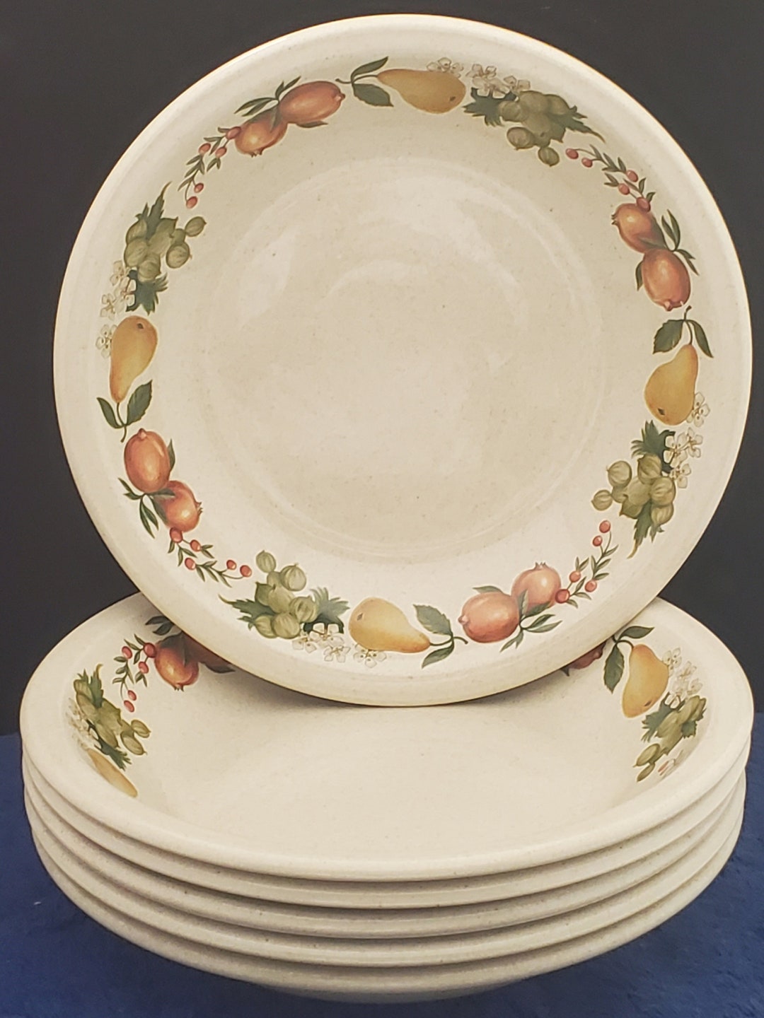 Set of 6 Wedgwood Quince Coupe Soup Bowls Etsy