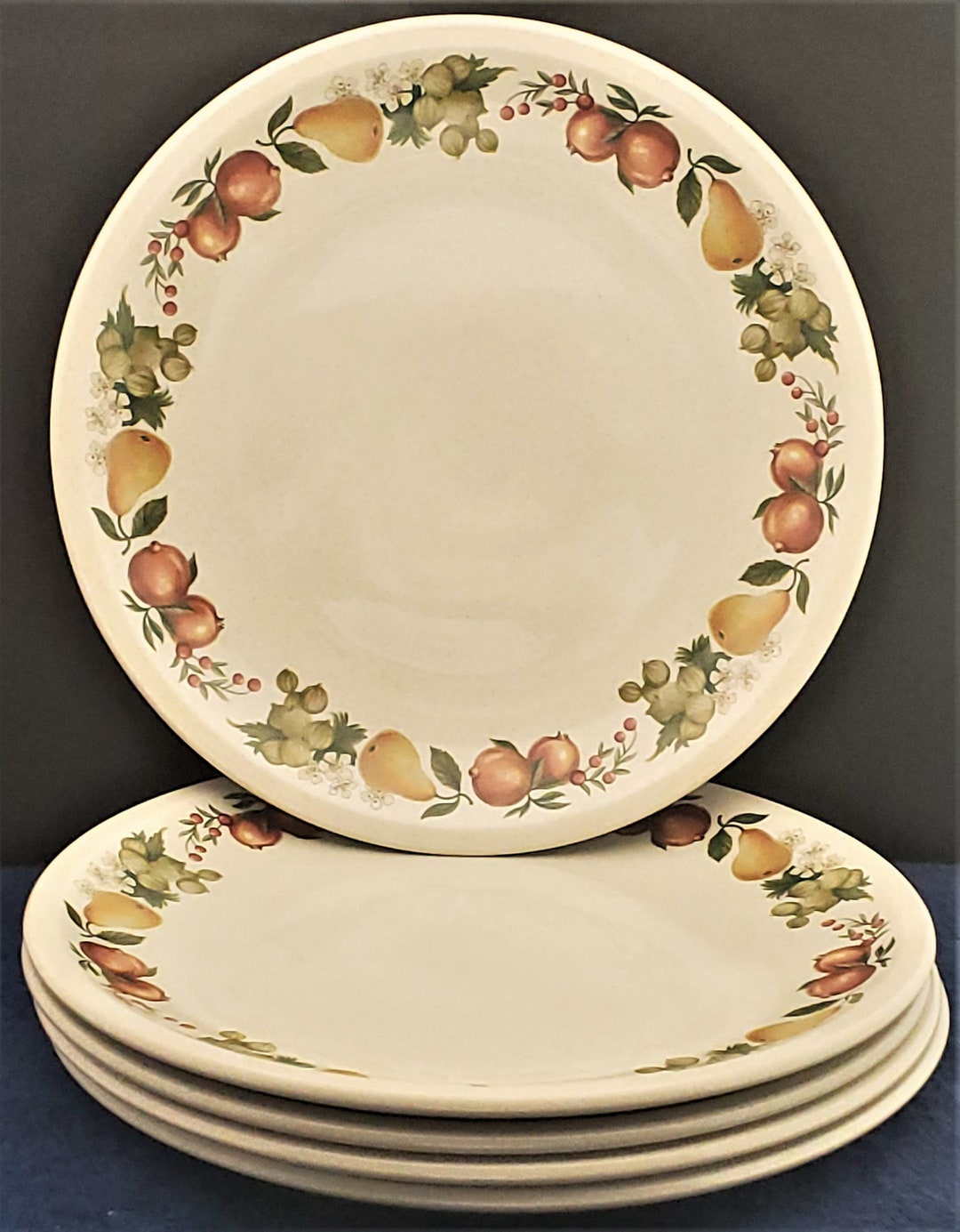 Set of 5 Wedgwood Quince Bread & Butter Plates Etsy