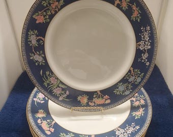 Set of 5 Wedgwood Ulander Powder Blue Dinner Plates - Etsy