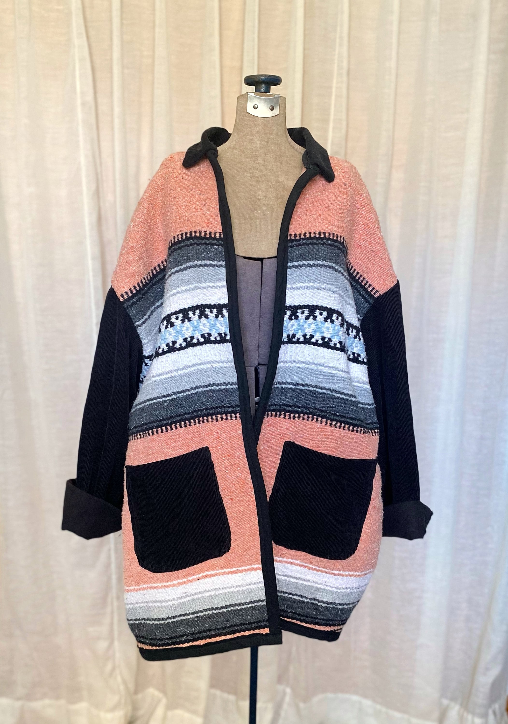 Mexican hotsell blanket coats