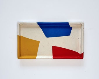 Chunky Terrazzo Tray – Dopamine Maximalist Jewellery Trinket Dish & Candle Holder