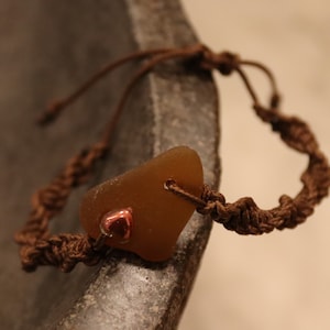 Sea glass, bracelet, jewellery, up-cycling