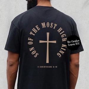 Mens Christian Shirt Christianity Gift for Him Bible Verse Shirt Christian Clothing TShirt Religious Faithful Gifts for Dad Religious Shirt