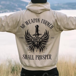 Mens Christian Hoodie Christianity Gift for Him Bible Verse Shirt Christian Clothing Hoodie Religious Faithful Gifts for Dad Religious Shirt