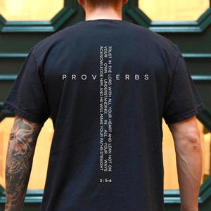 Mens Christian Shirt Christianity Gift for Him Bible Verse Shirt Christian Clothing TShirt Religious Faithful Gifts for Dad Religious Shirt