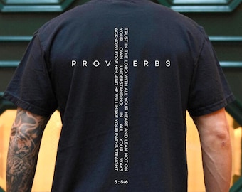 Mens Christian Shirt Christianity Gift for Him Bible Verse Shirt Christian Clothing TShirt Religious Faithful Gifts for Dad Religious Shirt