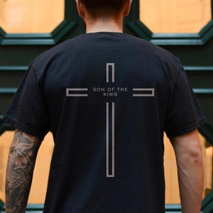 Mens Christian Shirt Christianity Gift for Him Bible Verse Shirt Christian Clothing TShirt Religious Faithful Gifts for Dad Religious Shirt