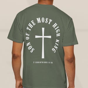Mens Christian Shirt Christianity Gift for Him Bible Verse Shirt Christian Clothing TShirt Religious Faithful Gifts for Dad Religious Shirt