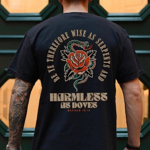 Mens Christian Shirt Christianity Gift for Him Bible Verse Shirt Christian Clothing TShirt Religious Faithful Gifts for Dad Religious Shirt