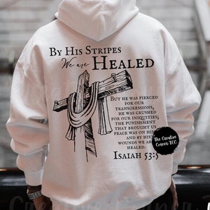 Men&#39;s Christian Hoodie Bible Verse Hoodie Christian Merch Mens Christian Streetwear Jesus Hoodie Christian Sweatshirt Jesus Apparel Sweater