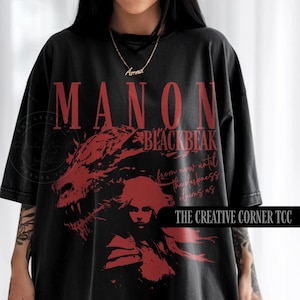 Manon Blackbeak Throne Of Glass Merch The Thirteen Tshirt Sarah J Maas SJM Merch Sarah J Maas Merch Manon Shirt Bookish Booktok Shirts