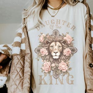Daughter Of The King Christian Shirt, Jesus Shirt, Christian Tshirts, Christian Gift For Her, Bible Verse, Religious Gifts, Trendy Christian