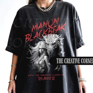 Manon Blackbeak Throne Of Glass Merch The Thirteen Tshirt Sarah J Maas SJM Merch Sarah J Maas Merch Manon Shirt Bookish Booktok Shirts