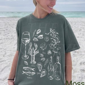 La Dolce Vita, Italy Shirt, Ciao Bella, Sardines, Lobster Shirt, Tinned Fish Shirt, Oysters Shirt, Seafood Tee, Sardine Tshirt, Italian Trip
