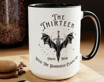 Throne Of Glass Mug, The Thirteen Mug, Manon Blackbeak, Velaris Mug, TOG Mug, Sarah J Maas Merch, Bookish Mugs, ACOTAR Mug