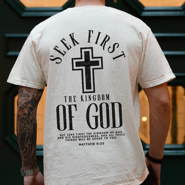 Christian Men Shirt Christian Shirts Bible Verse Tshirt Scripture Apparel Gospel Merch Christian Faith Cross Jesus Tee For Him Father's Day