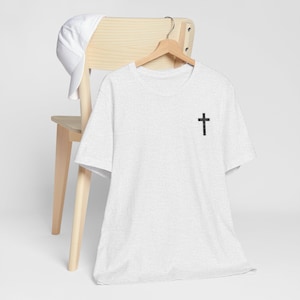 Saved Not Soft Workout Shirt, Christian Gymwear T-Shirts, Men's Christian Apparel, Jesus Tees For Him. image 10