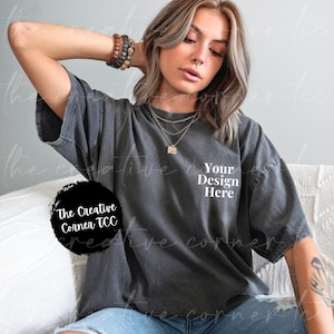 Comfort Colors 1717 Pepper Shirt, Comfort Colors Mockup, 1717 Mockup, Shirt Mockup, Pepper Shirt Mock, TShirt Mockups, Pepper Mockup, Pocket