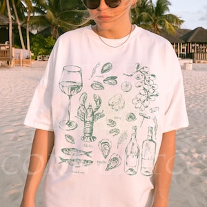 La Dolce Vita, Italy Shirt, Ciao Bella, Sardines, Lobster Shirt, Tinned Fish Shirt, Oysters Shirt, Seafood Tee, Sardine Tshirt, Italian Trip