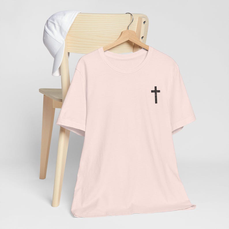 Saved Not Soft Workout Shirt, Christian Gymwear T-Shirts, Men's Christian Apparel, Jesus Tees For Him. image 7