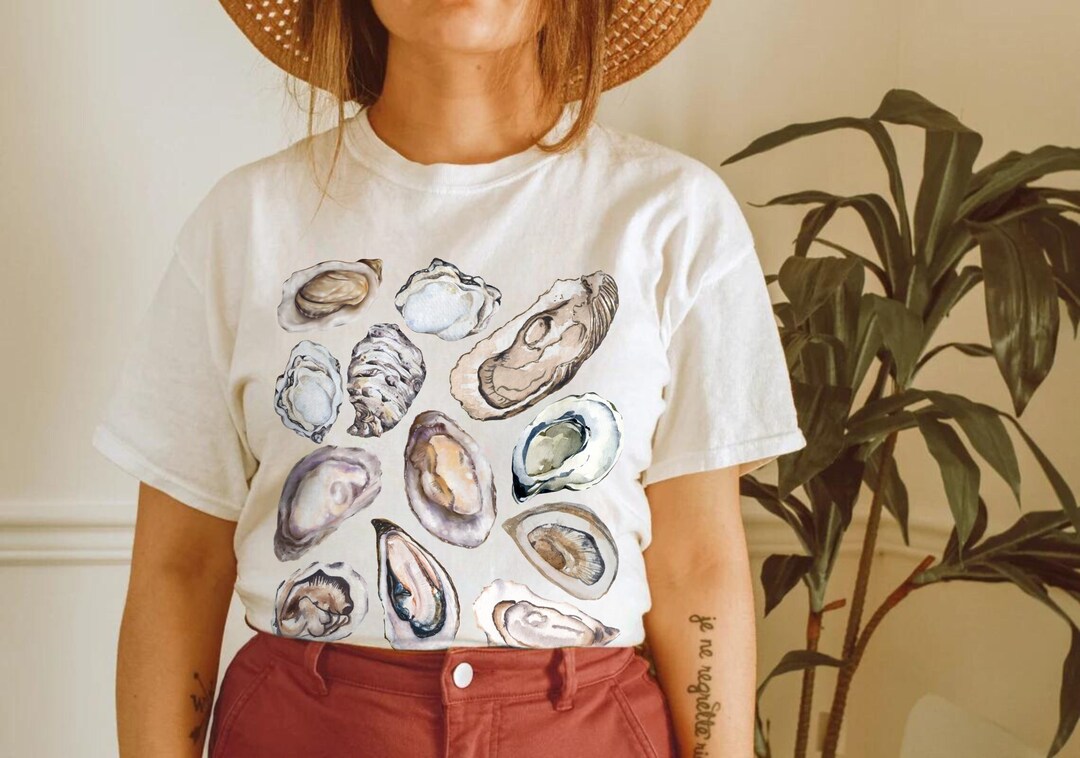Tシャツ・カットソー SATUR Oyster Graphic Short Sleeve T-Shirt Retro Charcoal MUSINSA | SATUR Oyster Graphic Short-sleeved T-shirt Retro
