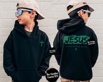 Youth Christian Sweatshirt Christian Sweatshirts Kids Shirts Bible Verse Gift For Christian Kids Crewneck Jesus Shirts For Kids Youth Gifts