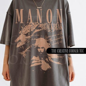 Manon Blackbeak Throne Of Glass Merch The Thirteen Tshirt Sarah J Maas SJM Merch Sarah J Maas Merch Manon Shirt Bookish Booktok Shirts