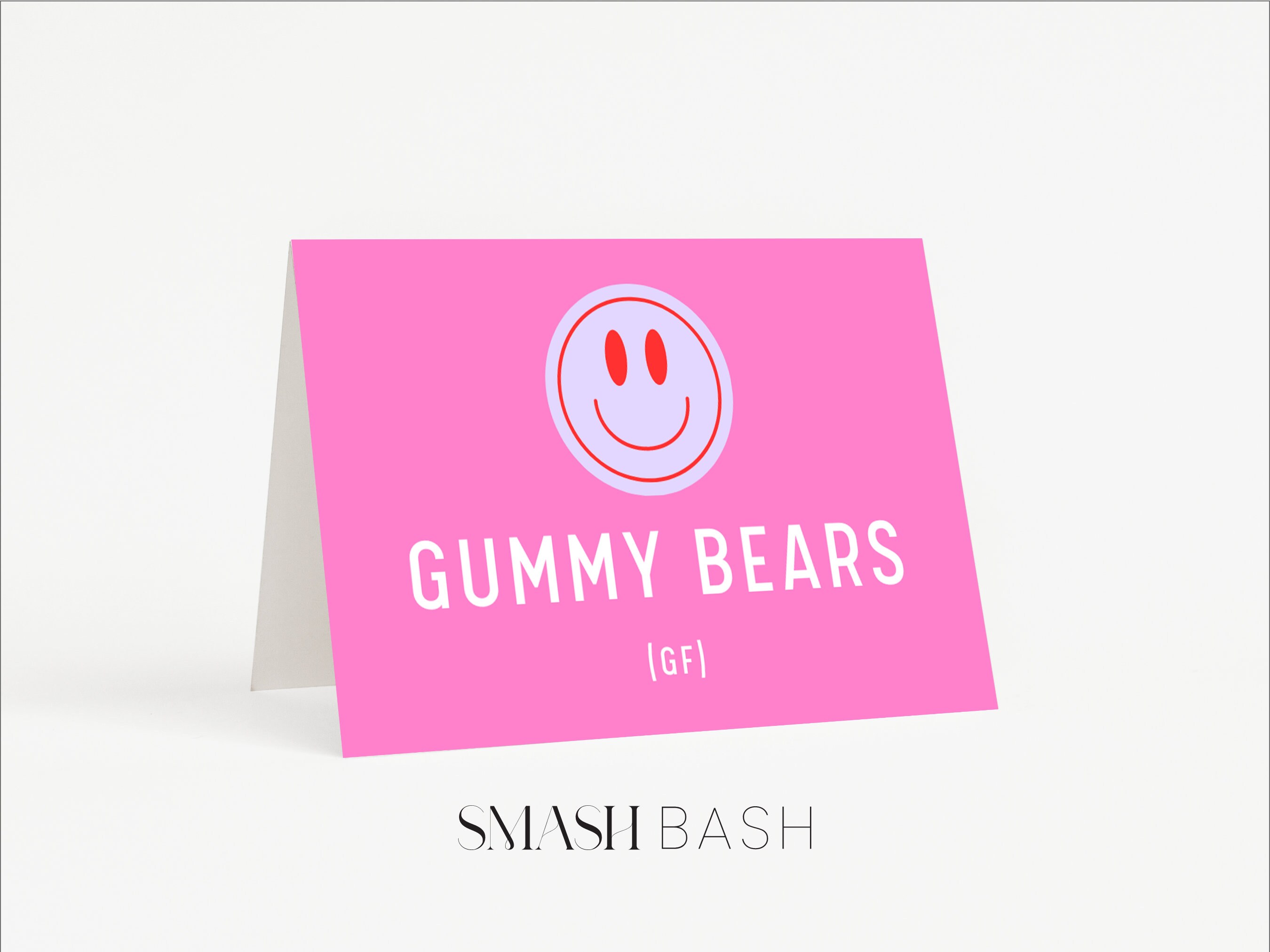 Food Labels, Birthday Food Signs, Table Tents, Birthday Party Decor ...