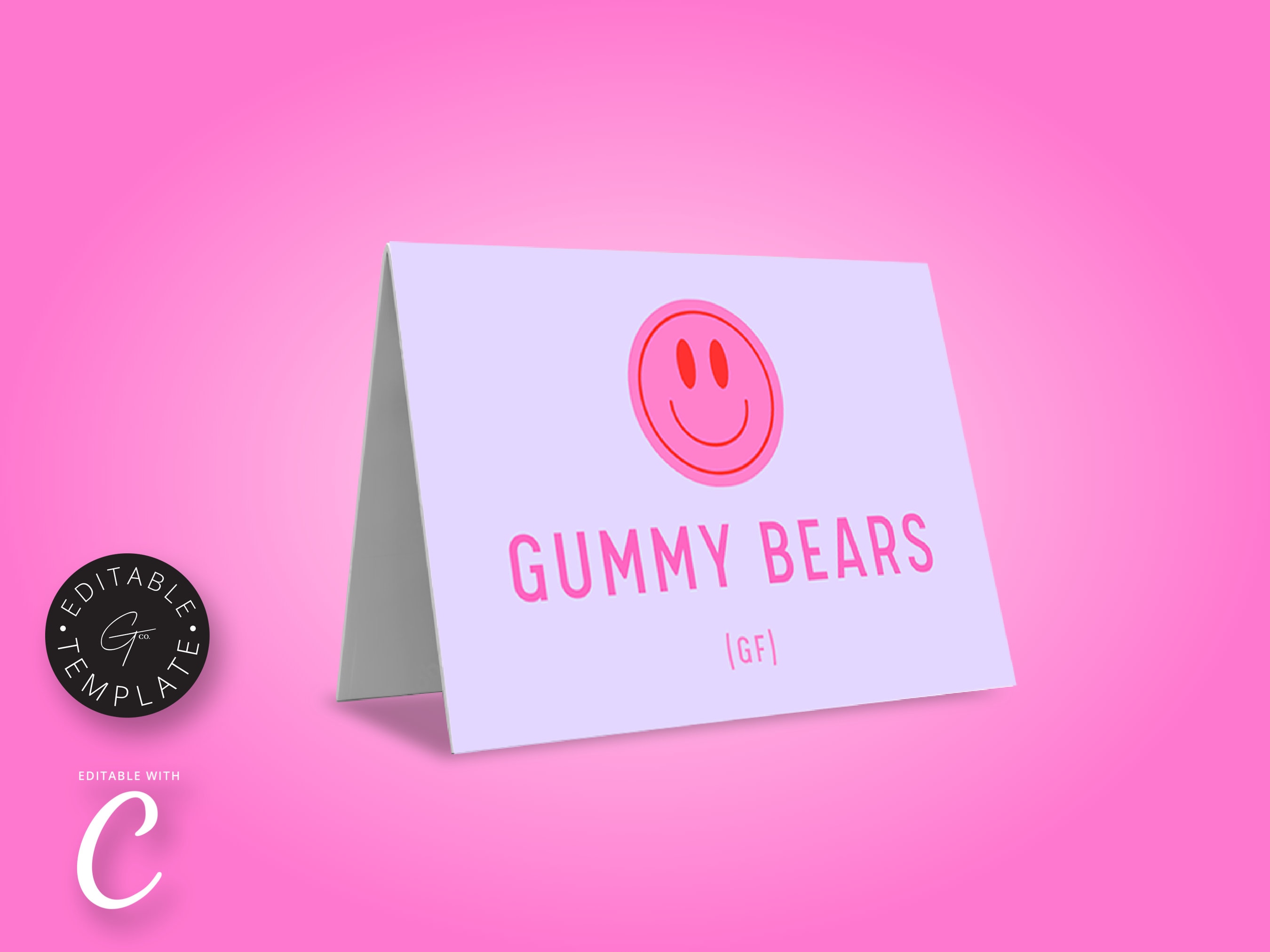 Food Labels, Birthday Food Signs, Table Tents, Birthday Party Decor ...
