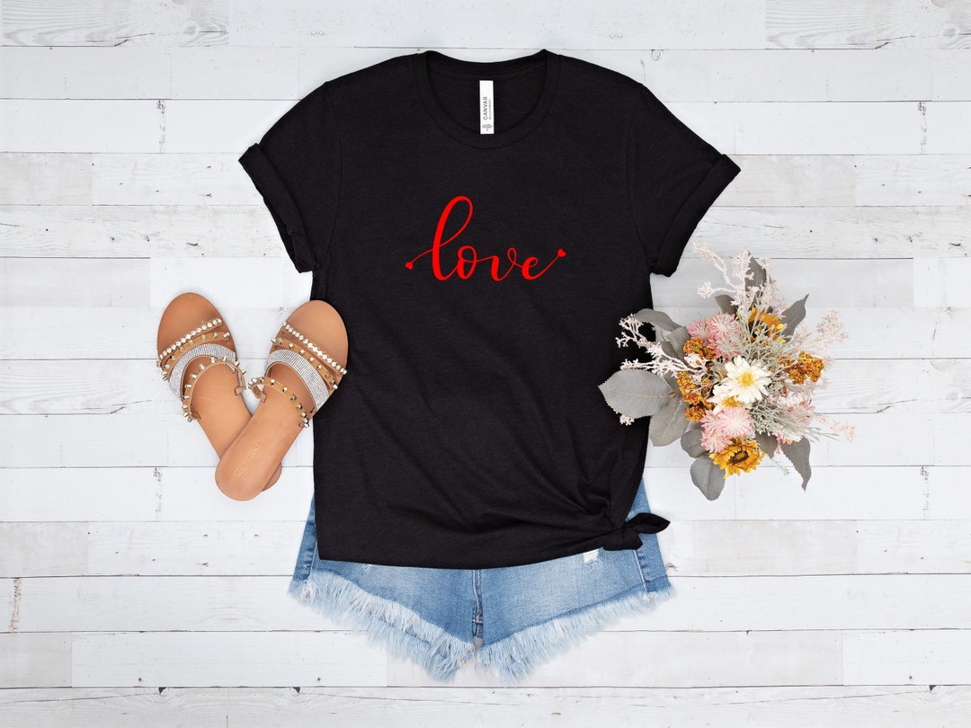 Mommy And Me Shirts Love Heart Printed Short Sleeve T-Shirt Tops Blouse Mother Daughter Matching Clothes Outfits