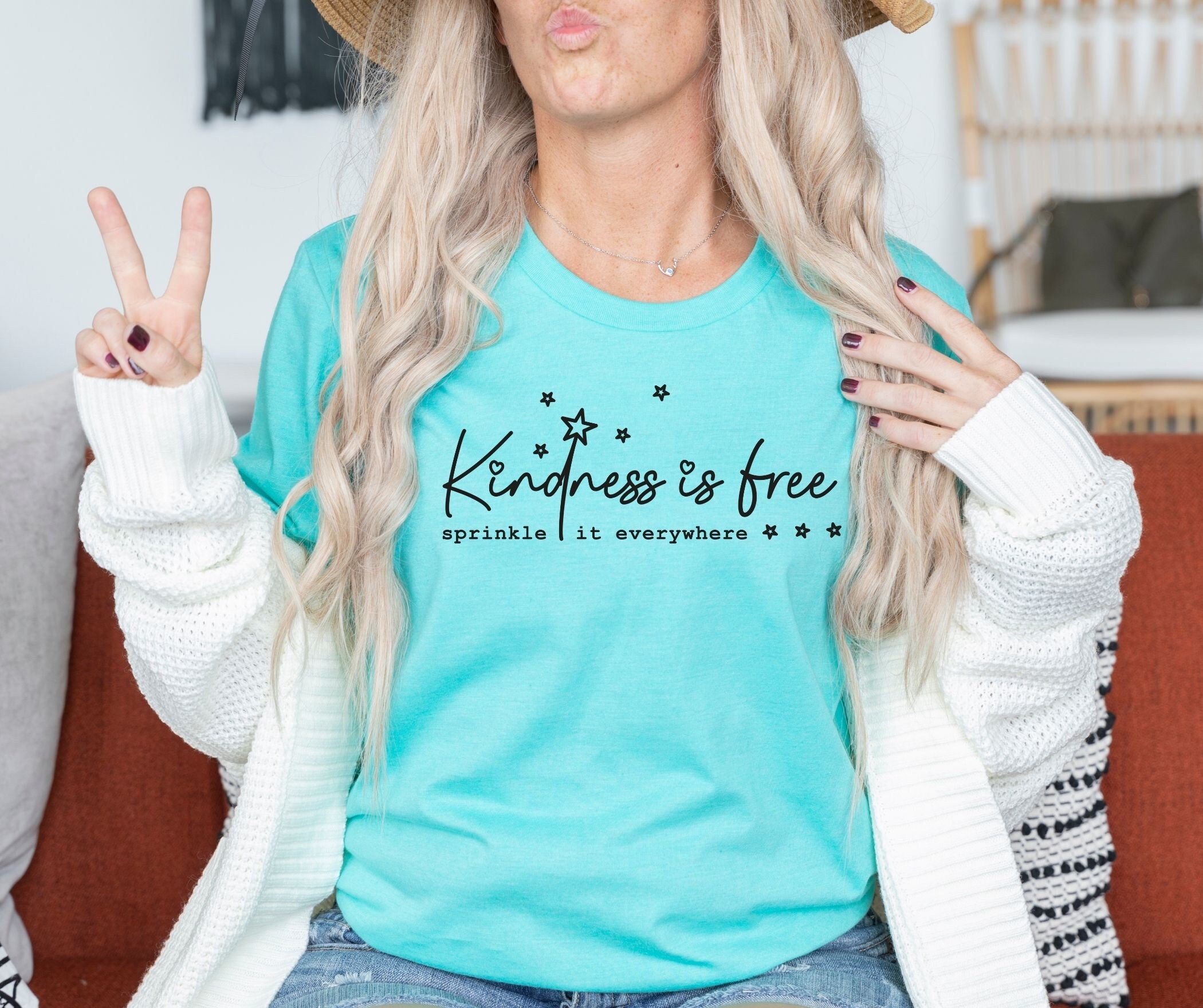 Kindness Is Free Sprinkle It Everywhere Shirt, Kindness, Be Kind, Positive Quote, Positive Energy, Good Vibes, Inspirational, Motivational