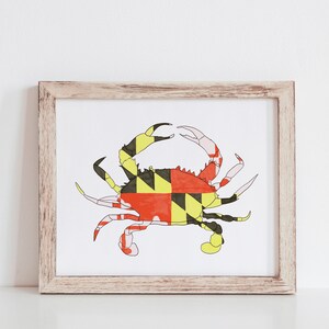 Maryland Crab Print - Digital Download