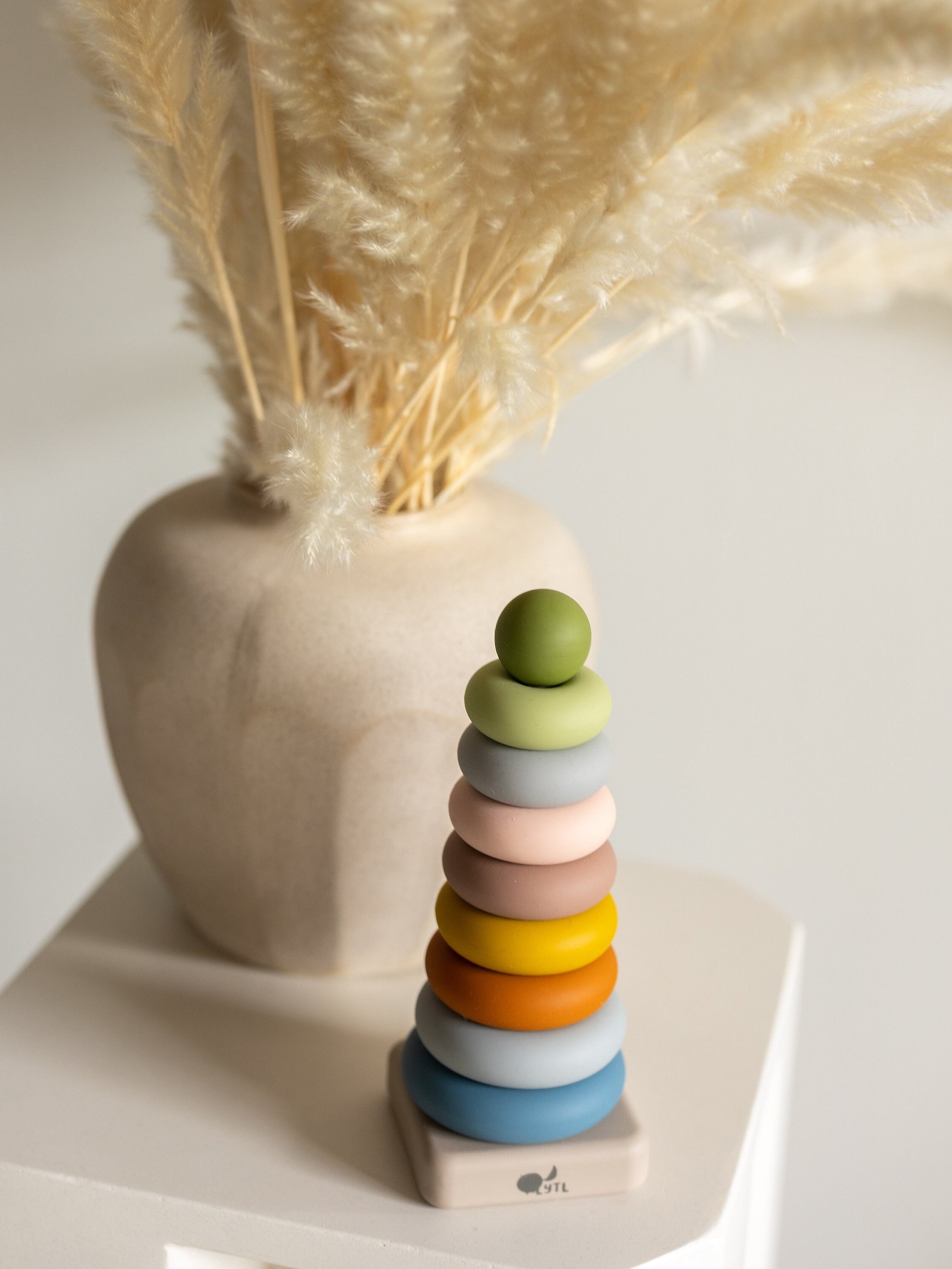 Ring Stacking Toy | Silicone | Sensory Play | Sorting + Stacking ...